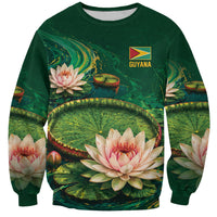 Custom Women’s Cricket Guyana Floral Series Sweatshirt Victoria Amazonica Giant Water Lily