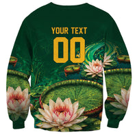 Custom Women’s Cricket Guyana Floral Series Sweatshirt Victoria Amazonica Giant Water Lily