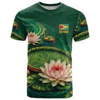 Custom Women’s Cricket Guyana Floral Series T Shirt Victoria Amazonica Giant Water Lily