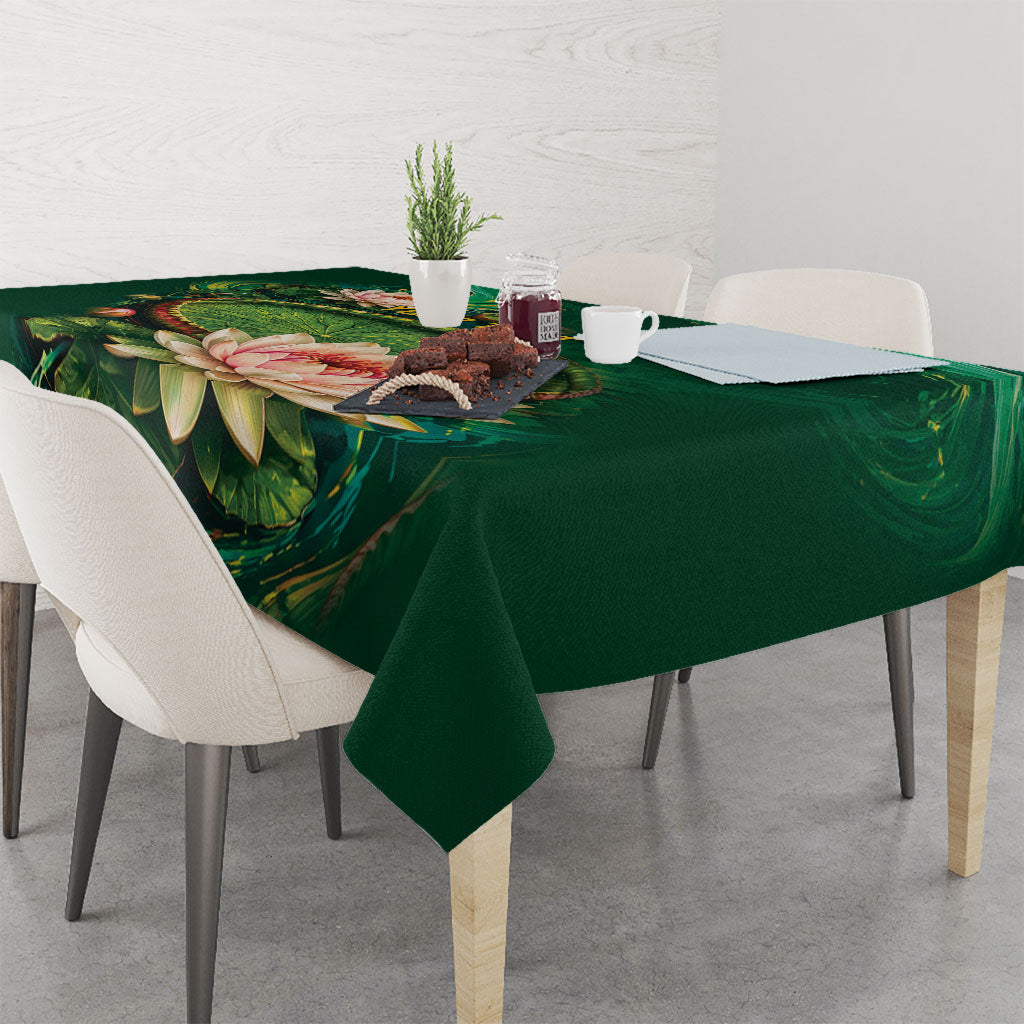 Custom Women’s Cricket Guyana Floral Series Tablecloth Victoria Amazonica Giant Water Lily
