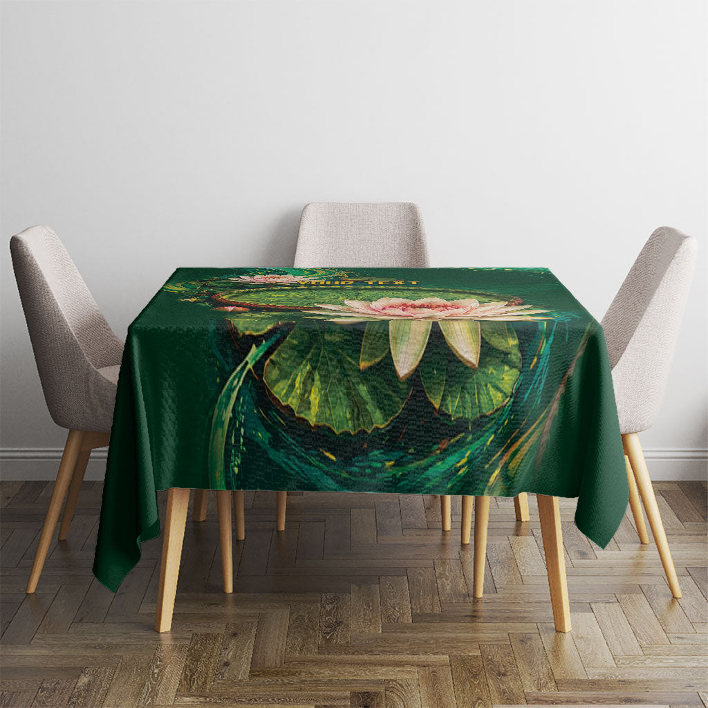 Custom Women’s Cricket Guyana Floral Series Tablecloth Victoria Amazonica Giant Water Lily