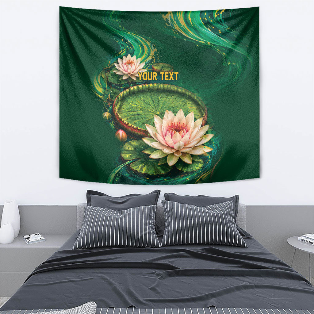 Custom Women’s Cricket Guyana Floral Series Tapestry Victoria Amazonica Giant Water Lily