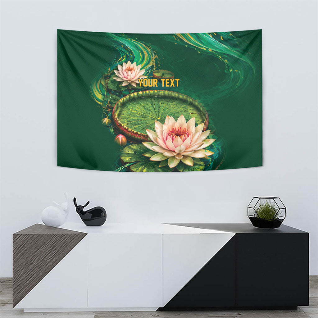 Custom Women’s Cricket Guyana Floral Series Tapestry Victoria Amazonica Giant Water Lily