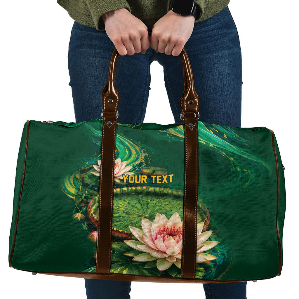 Custom Women’s Cricket Guyana Floral Series Travel Bag Victoria Amazonica Giant Water Lily