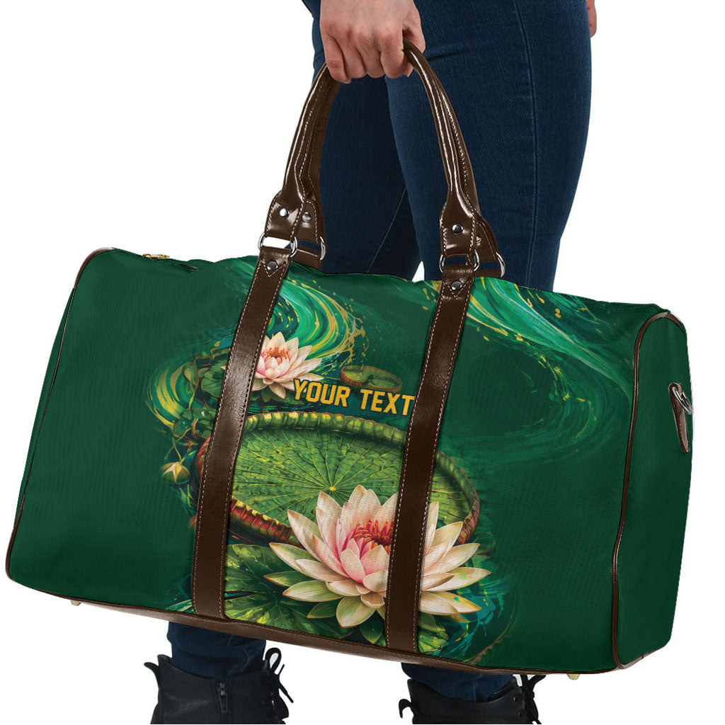 Custom Women’s Cricket Guyana Floral Series Travel Bag Victoria Amazonica Giant Water Lily