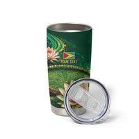 Custom Women’s Cricket Guyana Floral Series Tumbler Cup Victoria Amazonica Giant Water Lily