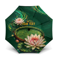 Custom Women’s Cricket Guyana Floral Series Umbrella Victoria Amazonica Giant Water Lily