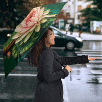 Custom Women’s Cricket Guyana Floral Series Umbrella Victoria Amazonica Giant Water Lily