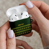 Custom Women’s Cricket Guyana Floral Series AirPods Case Rainforest Floral Geometry Motif