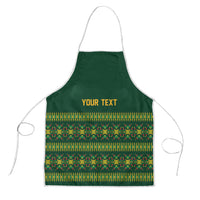 Custom Women’s Cricket Guyana Floral Series Apron Rainforest Floral Geometry Motif