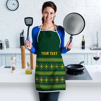 Custom Women’s Cricket Guyana Floral Series Apron Rainforest Floral Geometry Motif