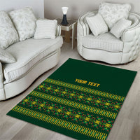 Custom Women’s Cricket Guyana Floral Series Area Rug Rainforest Floral Geometry Motif
