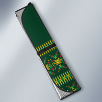 Custom Women’s Cricket Guyana Floral Series Auto Sun Shade Rainforest Floral Geometry Motif