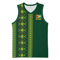 Custom Women’s Cricket Guyana Floral Series Basketball Jersey Rainforest Floral Geometry Motif