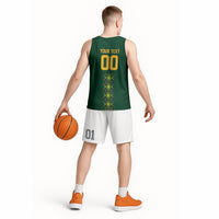 Custom Women’s Cricket Guyana Floral Series Basketball Jersey Rainforest Floral Geometry Motif