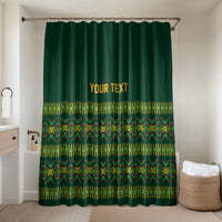 Custom Women’s Cricket Guyana Floral Series Bathroom Set Rainforest Floral Geometry Motif