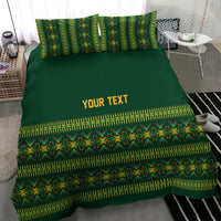 Custom Women’s Cricket Guyana Floral Series Bedding Set Rainforest Floral Geometry Motif