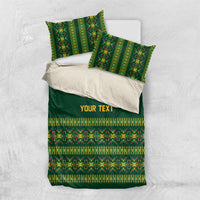 Custom Women’s Cricket Guyana Floral Series Bedding Set Rainforest Floral Geometry Motif