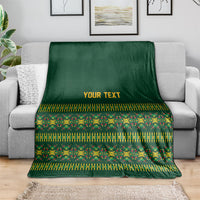 Custom Women’s Cricket Guyana Floral Series Blanket Rainforest Floral Geometry Motif