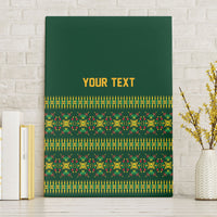 Custom Women’s Cricket Guyana Floral Series Canvas Wall Art Rainforest Floral Geometry Motif