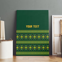 Custom Women’s Cricket Guyana Floral Series Canvas Wall Art Rainforest Floral Geometry Motif