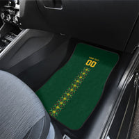 Custom Women’s Cricket Guyana Floral Series Car Mats Rainforest Floral Geometry Motif