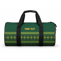 Custom Women’s Cricket Guyana Floral Series Duffle Bag Rainforest Floral Geometry Motif
