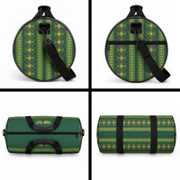 Custom Women’s Cricket Guyana Floral Series Duffle Bag Rainforest Floral Geometry Motif