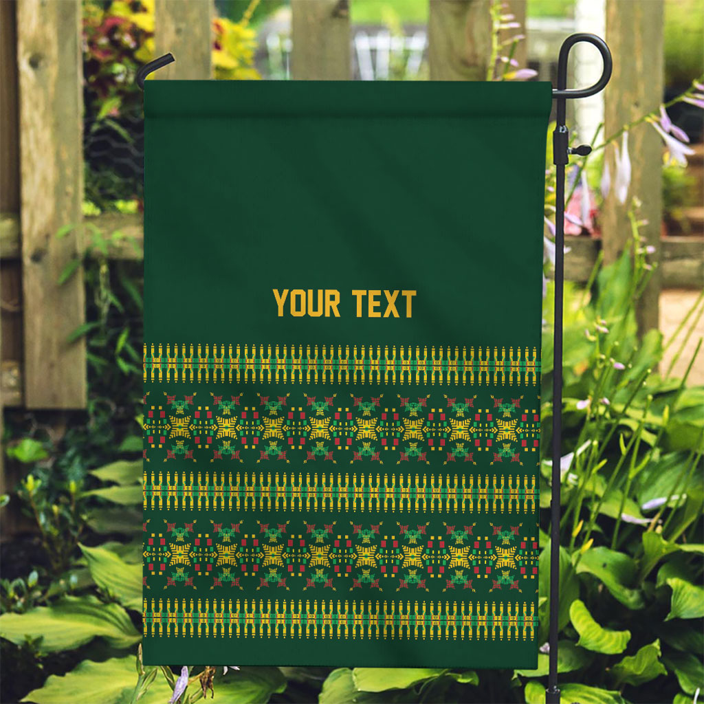 Custom Women’s Cricket Guyana Floral Series Garden Flag Rainforest Floral Geometry Motif