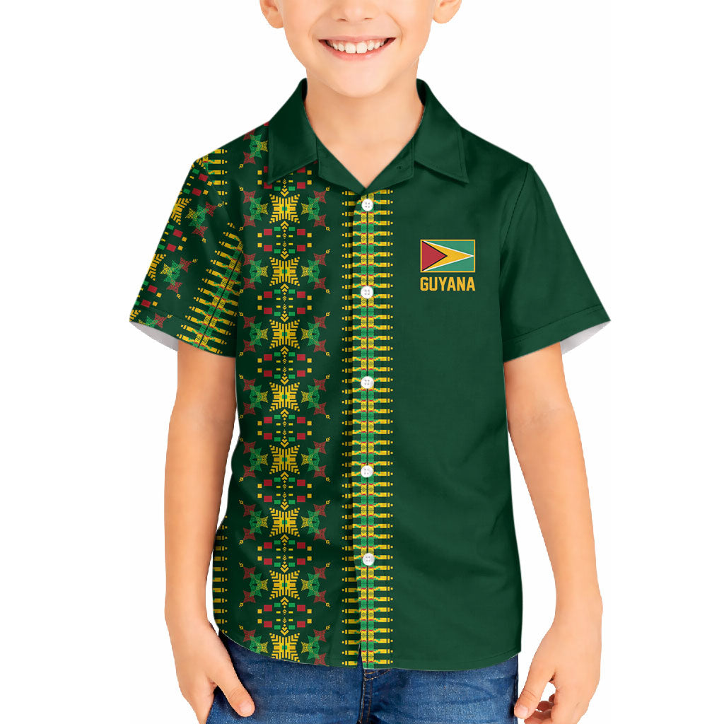 Custom Women’s Cricket Guyana Floral Series Hawaiian Shirt Rainforest Floral Geometry Motif