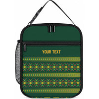 Custom Women’s Cricket Guyana Floral Series Lunch Bag Rainforest Floral Geometry Motif