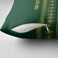 Custom Women’s Cricket Guyana Floral Series Pillow Cover Rainforest Floral Geometry Motif