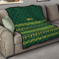 Custom Women’s Cricket Guyana Floral Series Quilt Rainforest Floral Geometry Motif
