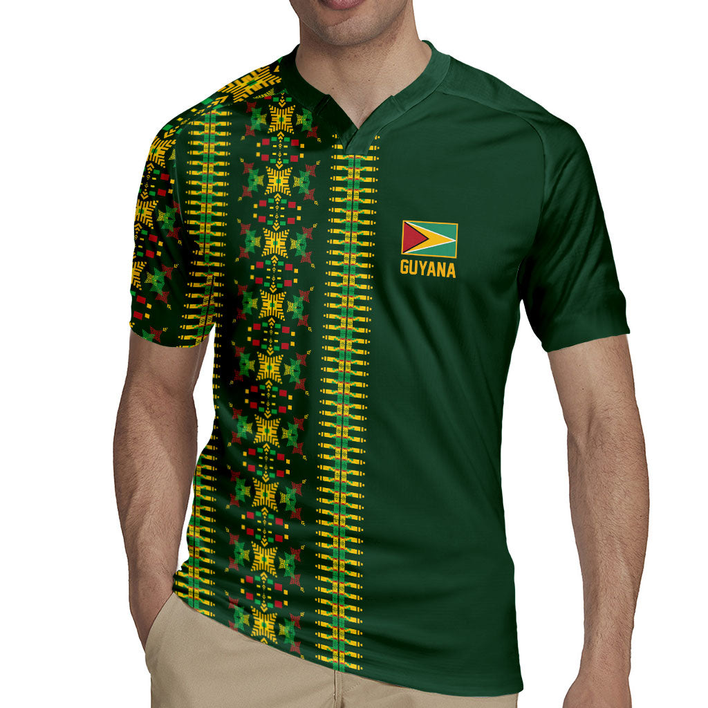Custom Women’s Cricket Guyana Floral Series Rugby Jersey Rainforest Floral Geometry Motif