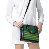 Custom Women’s Cricket Guyana Floral Series Shoulder Handbag Rainforest Floral Geometry Motif