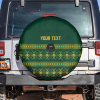 Custom Women’s Cricket Guyana Floral Series Spare Tire Cover Rainforest Floral Geometry Motif