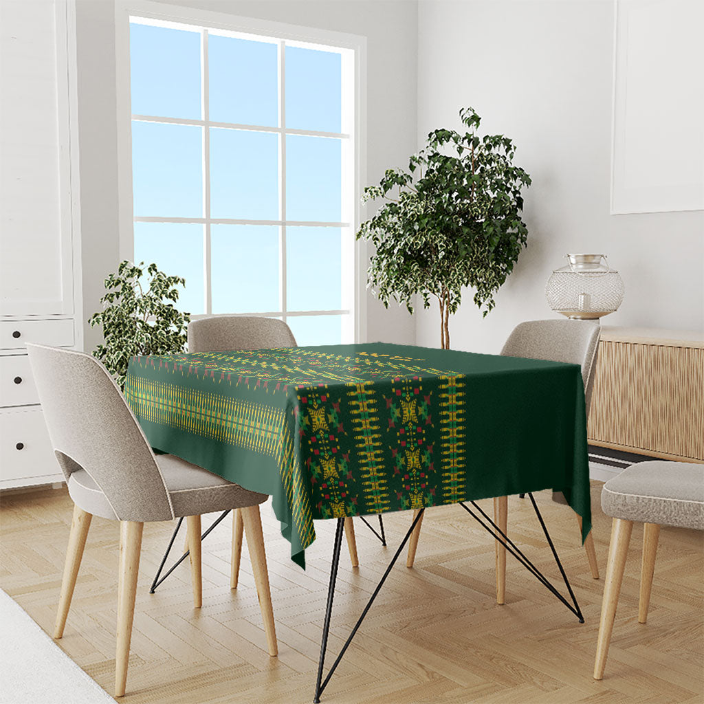 Custom Women’s Cricket Guyana Floral Series Tablecloth Rainforest Floral Geometry Motif