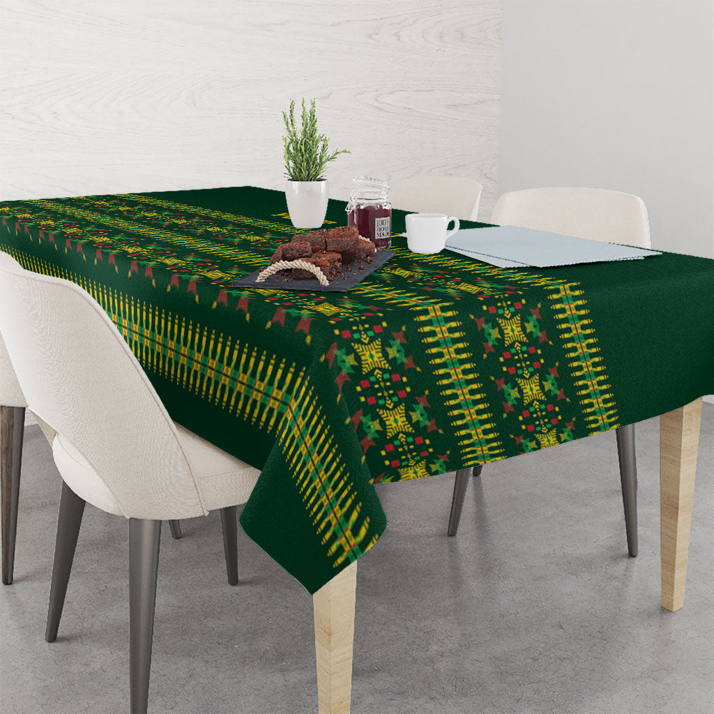 Custom Women’s Cricket Guyana Floral Series Tablecloth Rainforest Floral Geometry Motif