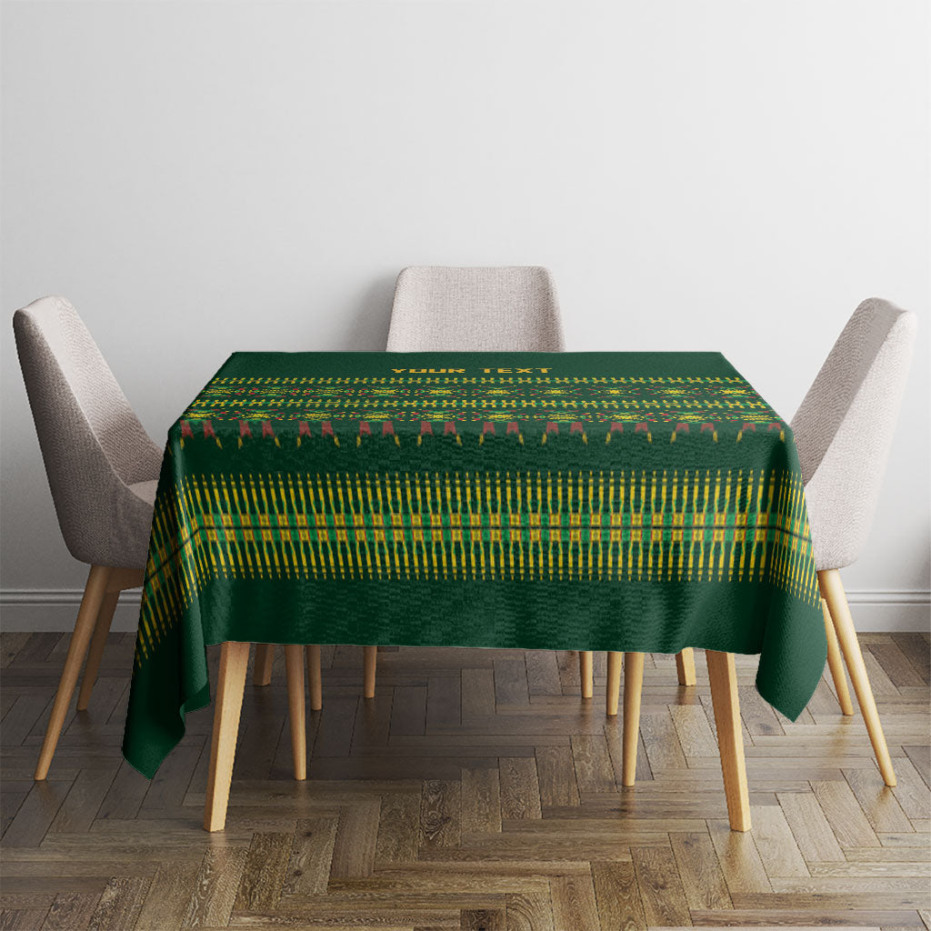 Custom Women’s Cricket Guyana Floral Series Tablecloth Rainforest Floral Geometry Motif