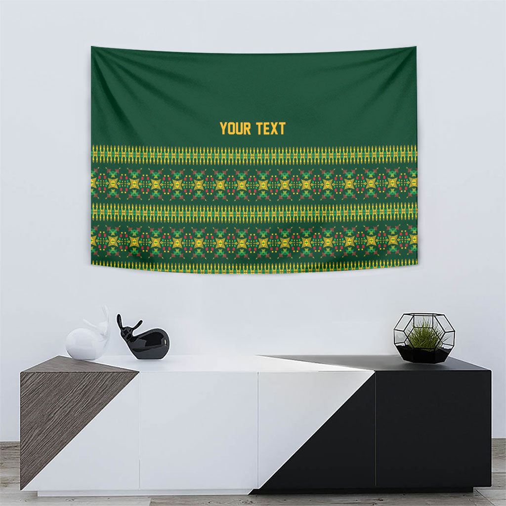 Custom Women’s Cricket Guyana Floral Series Tapestry Rainforest Floral Geometry Motif