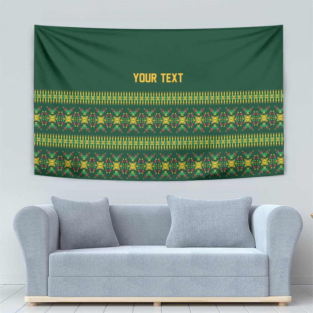 Custom Women’s Cricket Guyana Floral Series Tapestry Rainforest Floral Geometry Motif