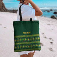 Custom Women’s Cricket Guyana Floral Series Tote Bag Rainforest Floral Geometry Motif