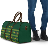 Custom Women’s Cricket Guyana Floral Series Travel Bag Rainforest Floral Geometry Motif
