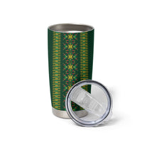 Custom Women’s Cricket Guyana Floral Series Tumbler Cup Rainforest Floral Geometry Motif