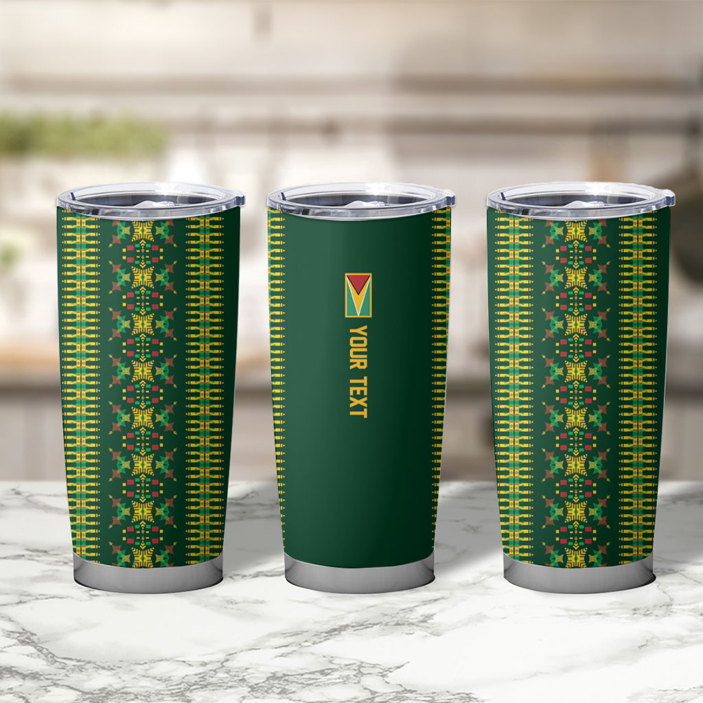 Custom Women’s Cricket Guyana Floral Series Tumbler Cup Rainforest Floral Geometry Motif