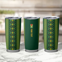 Custom Women’s Cricket Guyana Floral Series Tumbler Cup Rainforest Floral Geometry Motif