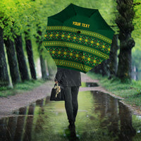 Custom Women’s Cricket Guyana Floral Series Umbrella Rainforest Floral Geometry Motif