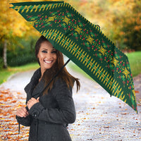 Custom Women’s Cricket Guyana Floral Series Umbrella Rainforest Floral Geometry Motif