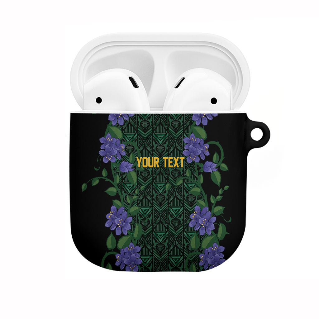 Custom Women’s Cricket Jamaica Floral Series AirPods Case Lignum Vitae Hummingbirds Geometric Ethnic