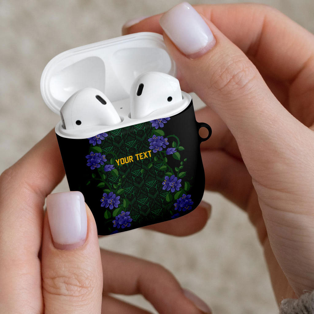 Custom Women’s Cricket Jamaica Floral Series AirPods Case Lignum Vitae Hummingbirds Geometric Ethnic
